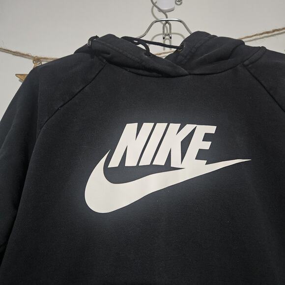Nike Mens Medium Hoodie Solo Swoosh Spell Out Sportswear Club Athleisure Gorp - Picture 5 of 9